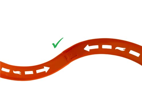 Curve Tracks Expansion Packs Includes 8 Curved Track Pieces & 4 Connectors 10 Long - Track and Vehicle Play Edition