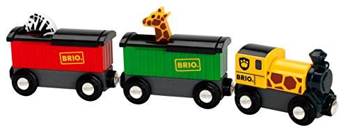 RIO World – 33722 Safari Train 3 Piece Toy Train Accessory For Kids Age 3 And Up - Railway-Themed Play Edition