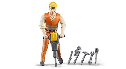 Budget Construction Worker With Accessories - Farm and Construction Play Edition