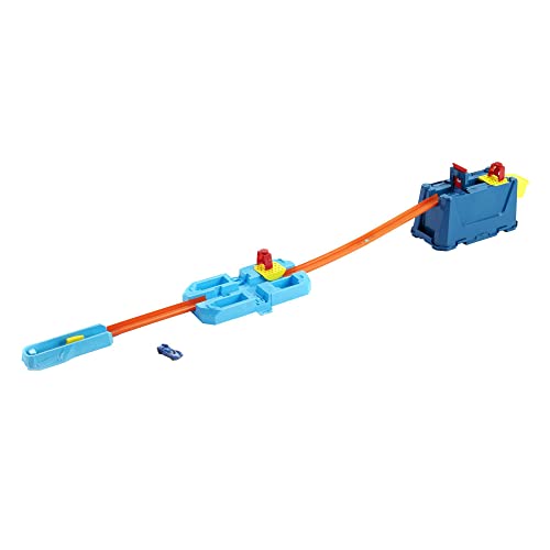 Wholesale Track Builder Unlimited Stunt Crash Box Playset With 18 Building Components In Storage Box With Lid & One 1:64 Scale Hot Wheels Car Awesome Gift For Kids 6 To 12 Years Old - Track and Vehicle Play Edition
