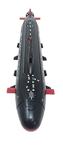 Promo 16.5 Inch Toy Navy Black Submarine With Sound Effects And Torpedo (2 Pack) - Ocean Adventure Play Edition