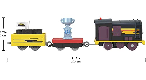 Deliver The Win Diesel Motorized Battery-Powered Toy Train Engine For Preschool Kids Ages 3 Years And Ol - Railway-Themed Play Edition