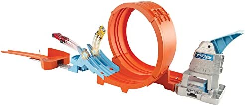 Rapid Raceway Champion Action Hot Wheels Championship Track Speed Boost Oval Track Ages 4 And Older - Track and Vehicle Play Edition