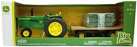 TOMY John Deere Big Farm Tractor With Wag - Farm and Construction Play Edition