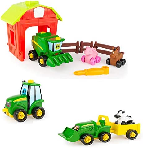Build-a-Buddy – Johnny Tractor Toy And Screwdriver Ages 3 And Up - Farm and Construction Play Edition