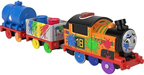 Thomas & Friends Motorized Talking Thomas Engine With Annie & Clarabel Battery-Powered Toy Train With Character Sounds And Phra - Railway-Themed Play Edition