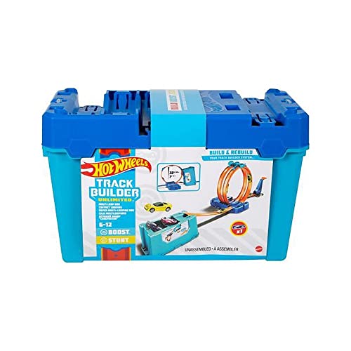 Deals Track Builder Multi Loop Box Ultimate Storage 10 Feet Of Track Connectors Launcher Diecast Car Portable Ages 4 And Abov - Track and Vehicle Play Edition