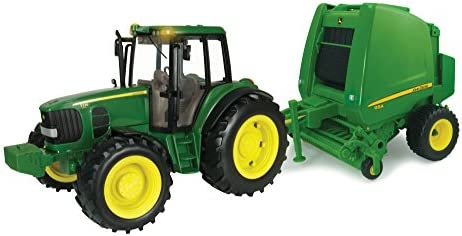 TOMY John Deere Big Farm Tractor With Wag - Farm and Construction Play Edition