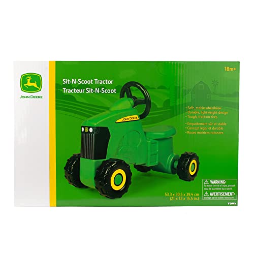 Ride On Toys Sit N Scoot Activity Tractor For Kids Aged 18 Months To 3 Years G - Farm and Construction Play Edition