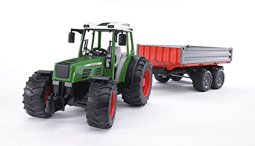 Budget 02104 Fendt 209 S. Farm Tractor With Tipping Trail - Farm and Construction Play Edition