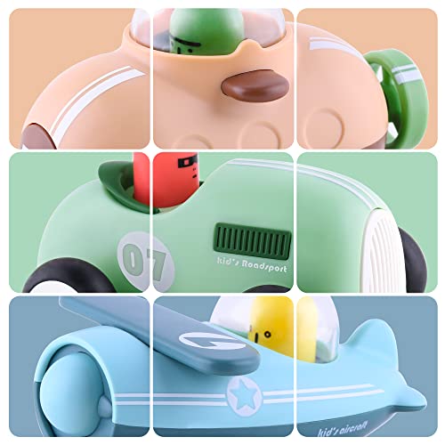 Promo Baby Car Toys W/ Lights Music Toddler Push And Go Friction Powered Toy Set Kids Electronic Submarines Vehicle Playset Birthday Gift For 12 18 Month 1 2 3 Years Old Boys Girls Infants - Ocean Adventure Play Edition