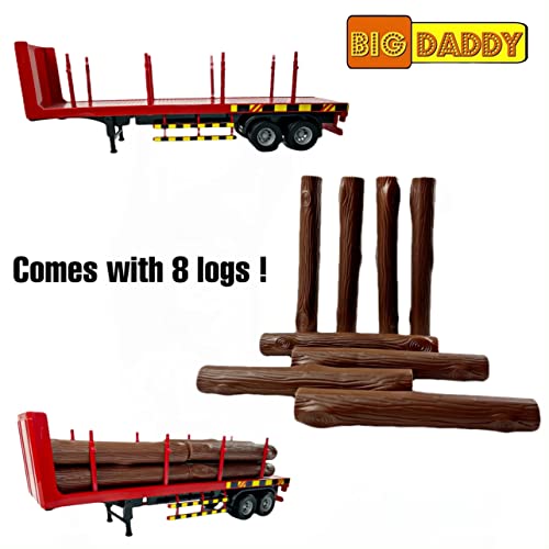 Wholesale Rig Heavy Duty Tractor Trailer Transport Series Lumber Truck Tractor Trailer - Farm and Construction Play Edition