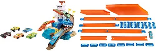 Color Shifters Sharkport Showdown Amazon Exclusive - Track and Vehicle Play Edition