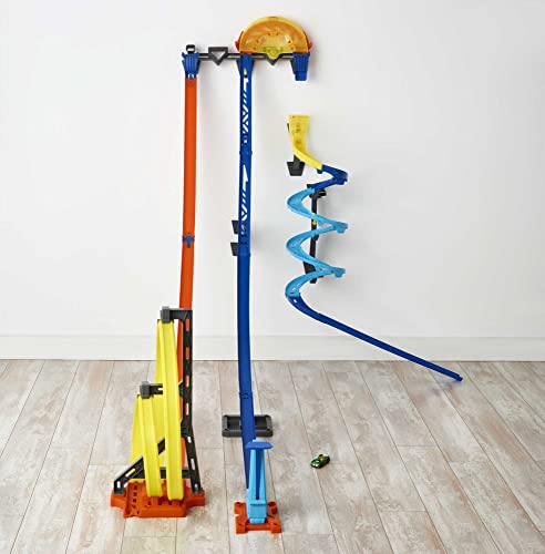 Track Builder Vertical Launch Set 50 Inches High 3 Stunt Configurations Ages 6 To 10 3M Command Strips Amazon Exclusive - Track and Vehicle Play Edition