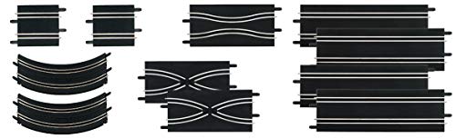 Go Extension Set 2 – 11Piece Track Expansion Accessory Pack – For Use With 1: 43 Scale Go & Digital143 Slot Car Racetrack Systems - Track and Vehicle Play Edition