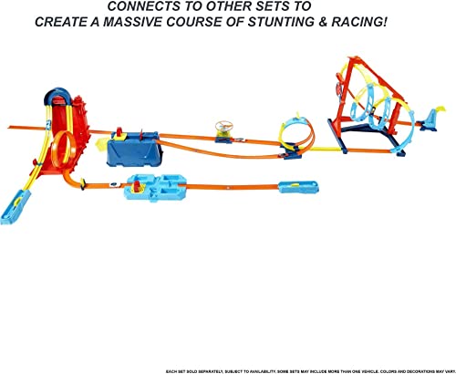 Track Builder Straight Track With Car Styles May Vary - Track and Vehicle Play Edition