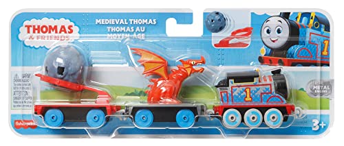 Thomas & Friends Medieval Thomas Engine Die-cast Push-Along Toy Train For Preschool Kids Ages 3 Years And Old - Railway-Themed Play Edition