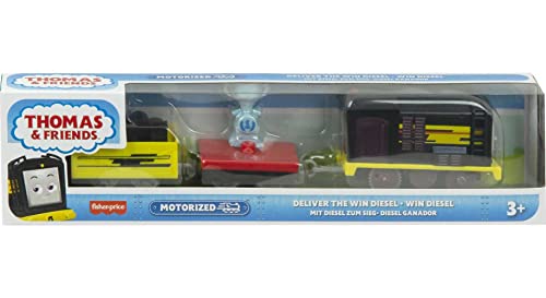 Deliver The Win Diesel Motorized Battery-Powered Toy Train Engine For Preschool Kids Ages 3 Years And Ol - Railway-Themed Play Edition