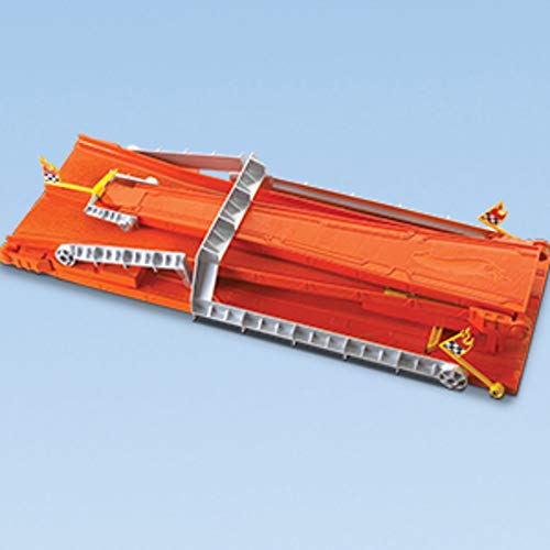 4-Lane Elimination Race Track Set Competitive Toy Car Racetrack Fair-Start Launcher 1 Hot Wheel Car Toy For Kids 4 Years Old & Up Amazon Exclusive - Track and Vehicle Play Edition