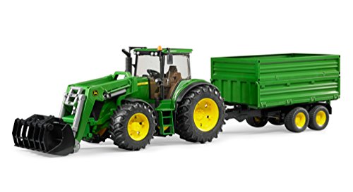 John Deere 7930 With Frontloader And Tandemaxle Tipping Trail - Farm and Construction Play Edition