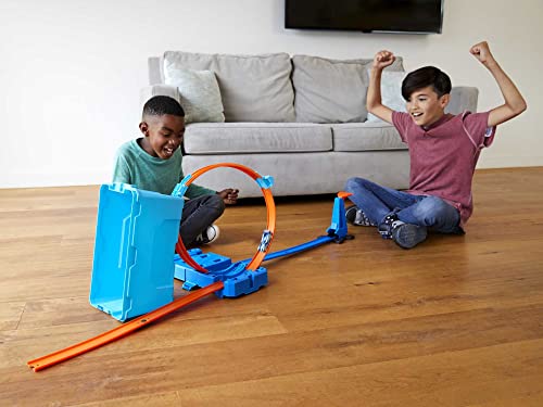 Deals Track Builder Multi Loop Box Ultimate Storage 10 Feet Of Track Connectors Launcher Diecast Car Portable Ages 4 And Abov - Track and Vehicle Play Edition