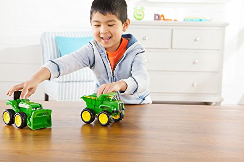 Sandbox Vehicle Set — Includes Dump Truck Toy And Tractor Toy With Loader — Girl And Boy Toys — Ages 18 Months And Up — 6 Inch — 2 Count - Farm and Construction Play Edition