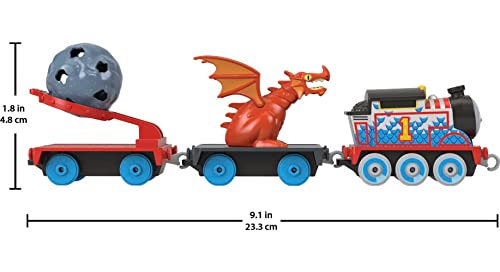 Thomas & Friends Medieval Thomas Engine Die-cast Push-Along Toy Train For Preschool Kids Ages 3 Years And Old - Railway-Themed Play Edition