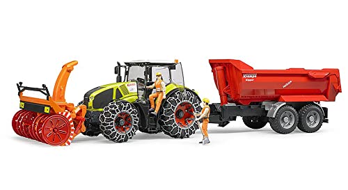 Budget Claas Axion 950 With Snow Chains & Snow Blow - Farm and Construction Play Edition