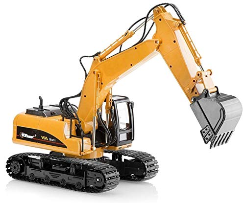 Excavator Toy Trucks Construction Toys Excavator Toys For Boys Diecast Metal Truck Toy Kids Tractor Toys 1:40 Scale Great Toddler Toys For 8 Year Old Boys And U - Farm and Construction Play Edition