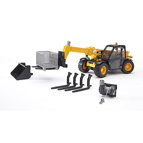 Top 10 Toys – Construction Realistic Attachments And Accessories For Frontloader Vehicle Including A Basket Pallet Winch And Forks – Ages 3+ - Farm and Construction Play Edition