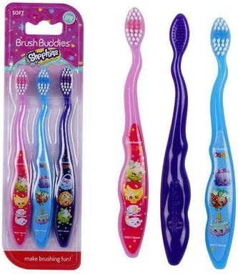 Thomas The Train & Friends Soft Toothbrushes 3 Pack Brush Buddies (Blue Yellow Red) - Railway-Themed Play Edition