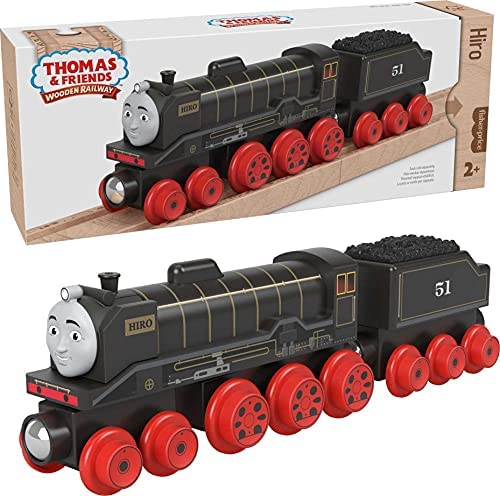 Cheap Wooden Railway James Engine And Coal Car Push-Along Train Made From Sustainably Sourced Wood For Kids 2 Years And Up - Railway-Themed Play Edition