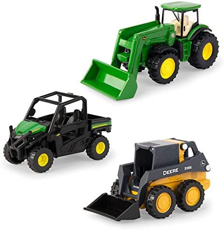 Budget ERTL 3 Iron 3 Pack Of John Deere Die-Cast Replicas G - Farm and Construction Play Edition
