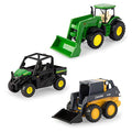 Budget ERTL 3 Iron 3 Pack Of John Deere Die-Cast Replicas G - Farm and Construction Play Edition