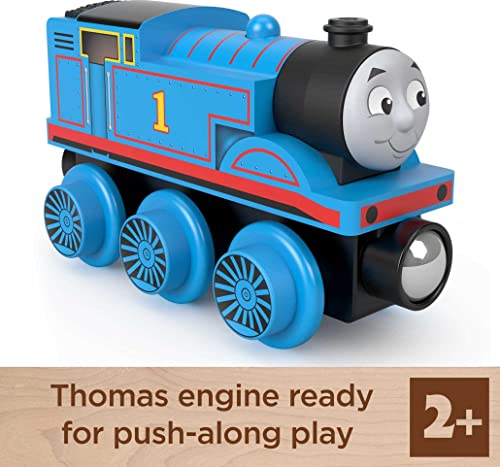 Promo Price Thomas And Friends Thomas Push-Along Toy Train For Toddlers And Preschool Kids Wooden Railway Thomas - Railway-Themed Play Edition