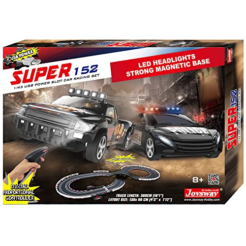 Top 10 Super 152 USB Power Slot Car Racing Set - Track and Vehicle Play Edition