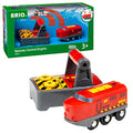 RIO World 33213 – RC Train – 2 Piece Wooden Toy Train Set For Kids Age 3 And Up - Railway-Themed Play Edition