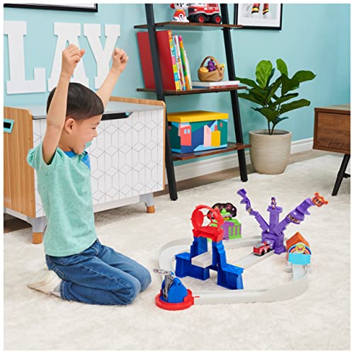 True Metal Total City Rescue Movie Track Set With Exclusive Marshall Vehicle 1:55 Scale Kids Toys For Ages 3 And Up - Track and Vehicle Play Edition