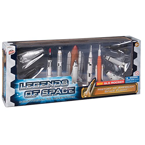 Legends Of Space : Countdown To Adventure – History Of American Space Flight 10 Piece Set - Space Exploration Play Edition
