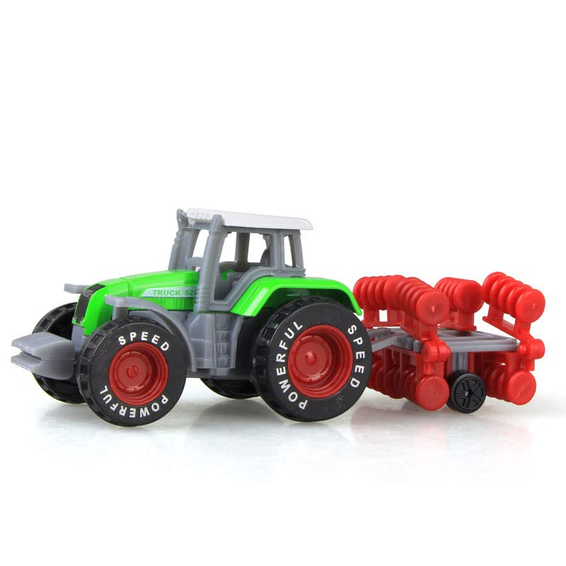 Kid s Farm Tractor Toys With Trailers ,Alloy And ABS Toy Truck Realistic Tractor Vehicle Value Play Set Set Of 4 - Farm and Construction Play Edition