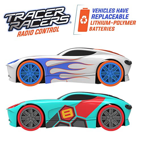 2.4 GHz Radio Control Remote Slot-Less Cordless Racing Blazin Loop Speedway Track Set With Two C - Track and Vehicle Play Edition