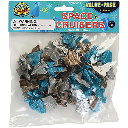 Promo Mini Space Ship Cruisers Vehicle (Lot Of 72) Assorted Color - Space Exploration Play Edition