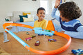 Rapid Raceway Champion Action Hot Wheels Championship Track Speed Boost Oval Track Ages 4 And Older - Track and Vehicle Play Edition