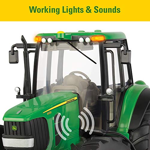 TOMY John Deere Big Farm Tractor With Wag - Farm and Construction Play Edition