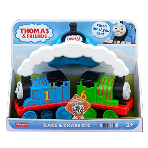 Deals Price Thomas & Friends Race & Chase RC Remote Controlled Toy Train Engines For Toddlers And Preschool Kids 2 Years And Ol - Railway-Themed Play Edition