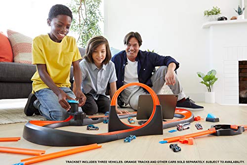 Promo Hot Wheels Id Smart Track Starter Kit With 3 Exclusive Cars Track Pieces And Hot Wheels Race Portal For Physical & Digital Play Gift For Kids Ages 8 Years Old & Up - Track and Vehicle Play Edition