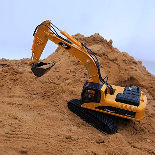Excavator Toy Trucks Construction Toys Excavator Toys For Boys Diecast Metal Truck Toy Kids Tractor Toys 1:40 Scale Great Toddler Toys For 8 Year Old Boys And U - Farm and Construction Play Edition