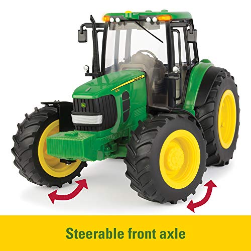 TOMY John Deere Big Farm Tractor With Wag - Farm and Construction Play Edition