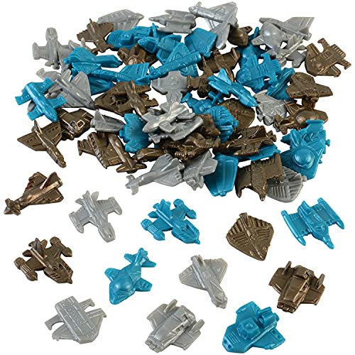 Promo Mini Space Ship Cruisers Vehicle (Lot Of 72) Assorted Color - Space Exploration Play Edition