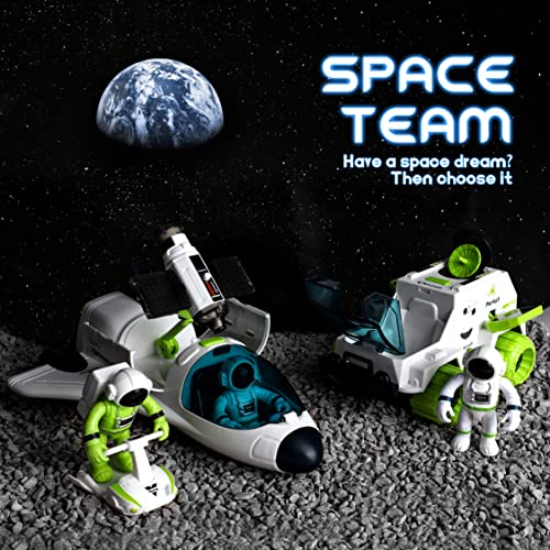 Space Toys For Kids Rocket Ship Toys For Kids With Space Shuttle Astronaut Figures And Space Rover Space Toys For Boys 5-8 Spaceship Toy For Kids Astro Boy Figure Toys For 3 Year Old Boys - Space Exploration Play Edition